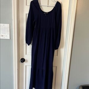 Universal Thread Navy Long Sleeve Dress
